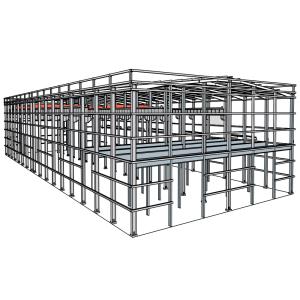 Industrial JIS Steel Prefabricated Building Structure Vibration Prevent