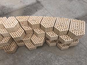 China Tunnel Kiln Yellow Fireproof Resistant 40 Al2O3 Fire Clay Bricks on sale