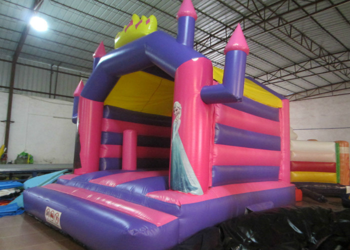Colourful Kids Custom Made Inflatables Fire Resistance 0.55mm Pvc Tarpaulin