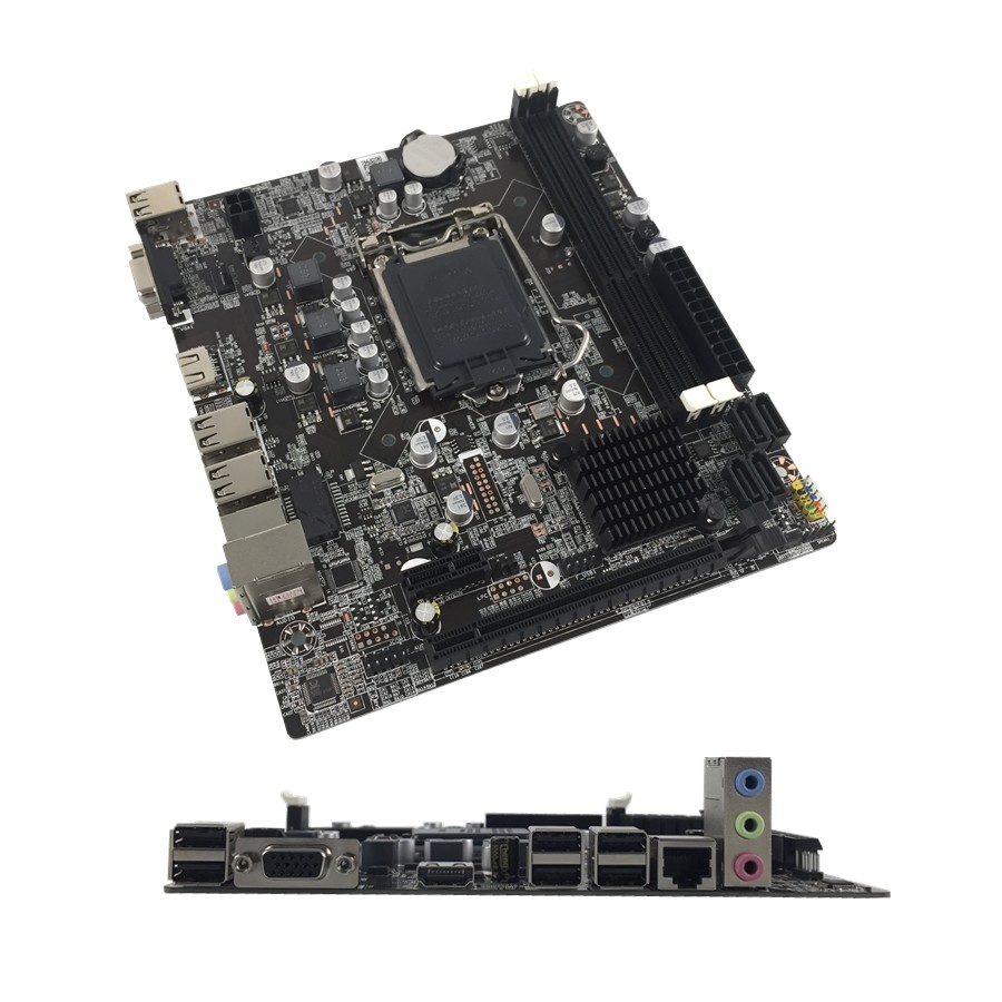 PCWINMAX LGA1155 Motherboard H61 Micro ATX DDR3 Mainboard for 2rd 3th Generation Core i7 i5 i3