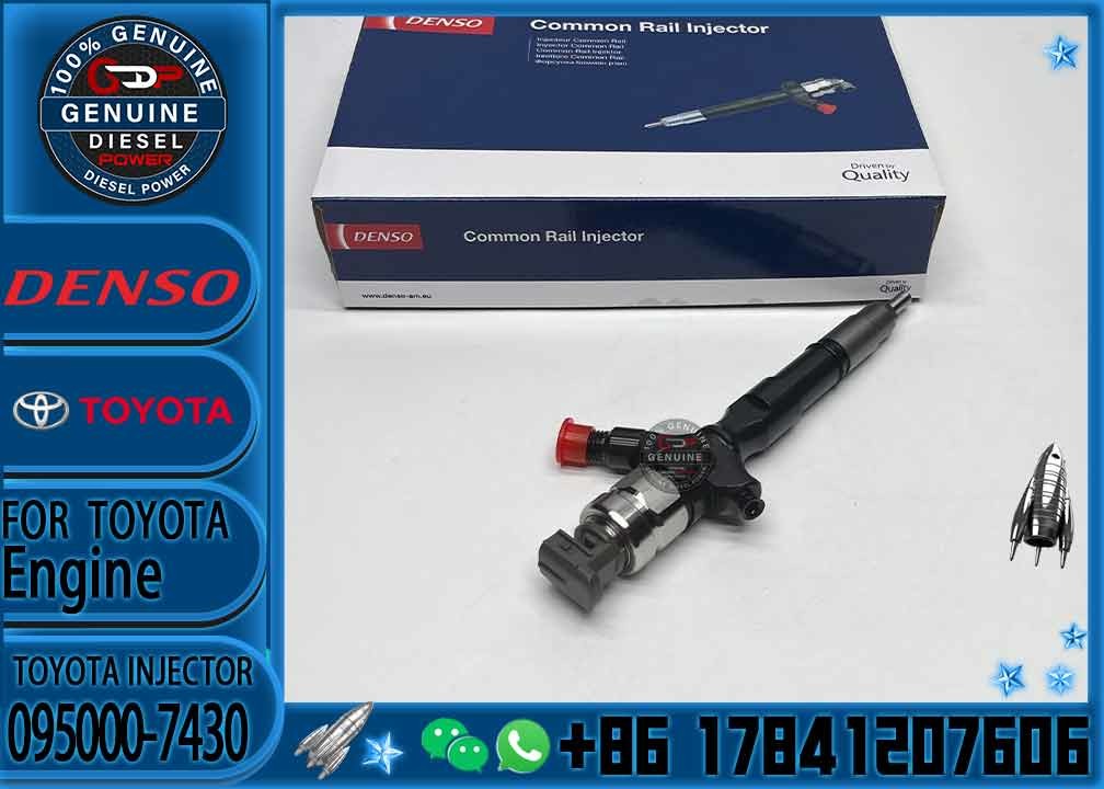 Nozzle Injector 095000-7430 095000 7430 Diesel Common Rail Fuel Injector 0950007430 for TOYOTA HIACE 2.5 D-4D