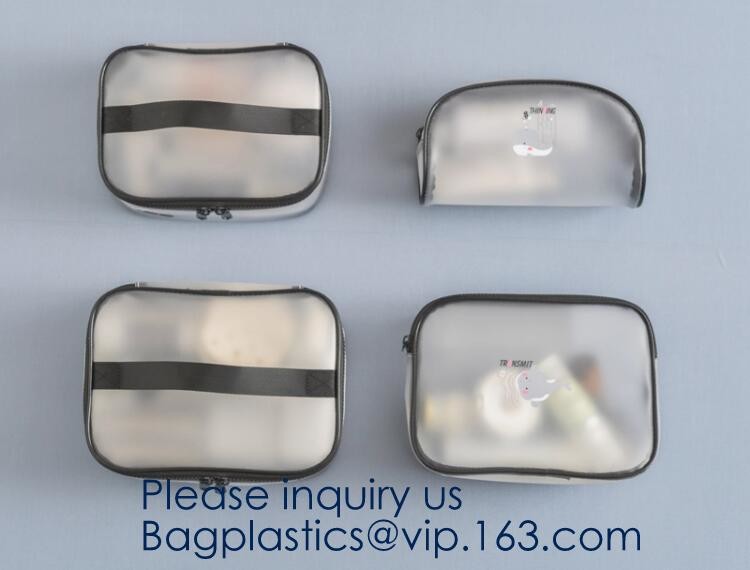 Hanger bags, Clothes Underwear, Large Clear Makeup Bag Toiletry Cosmetic Organizer Bag Portable Travel Toiletry Tote Bag