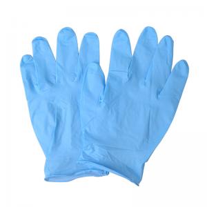 China EN374 Microtouch Nitrile Protective Gloves / Powderless Nitrile Gloves on sale