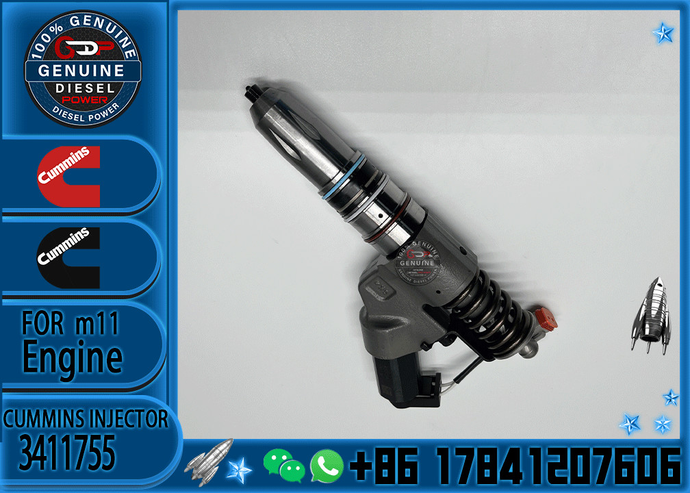 3083863 High Quality QSM11 ISM11 M11 Fuel Injector 3411754 3411756 3609925 3083849 3087772 3411755