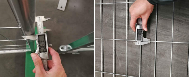 Movable Galvanized Canada Temporary Fence For Sports / Construction 6*10ft