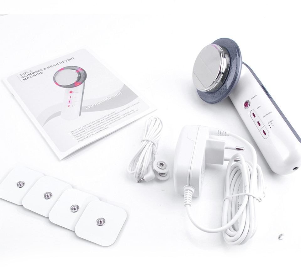 3 in1 Ultrasound Cavitation EMS Body Slimming Massager Weight Loss Anti Cellulite Fat Burner For Home Use