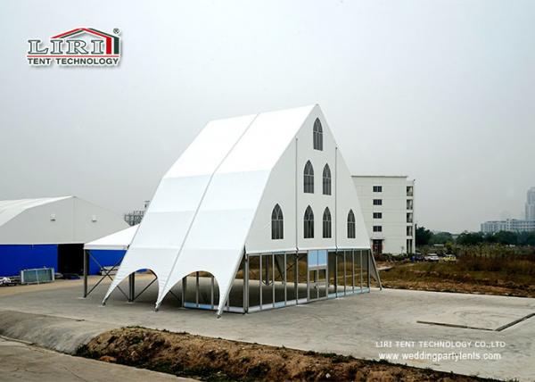Buy Outdoor Church Tent For 100 - 10000 People Capacity Clear Span Aluminum Frame at wholesale prices