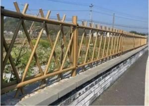 Quality Durable Imitation Bamboo Fencing For Stylish Garden Designs for sale