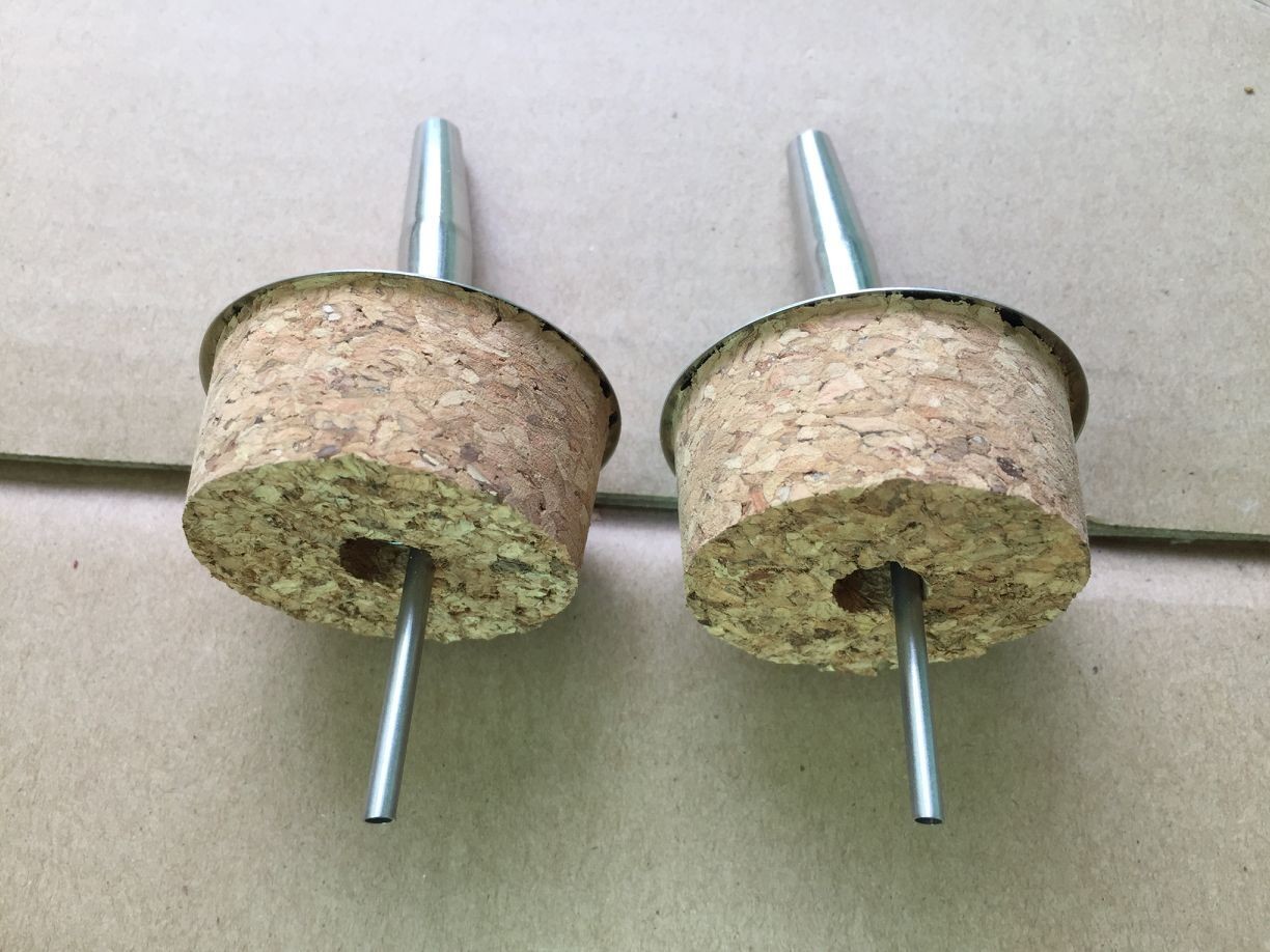 304 Stainless Steel Pourer with Pour Spout Good For 42mm Salad Dressing with Wider Cork