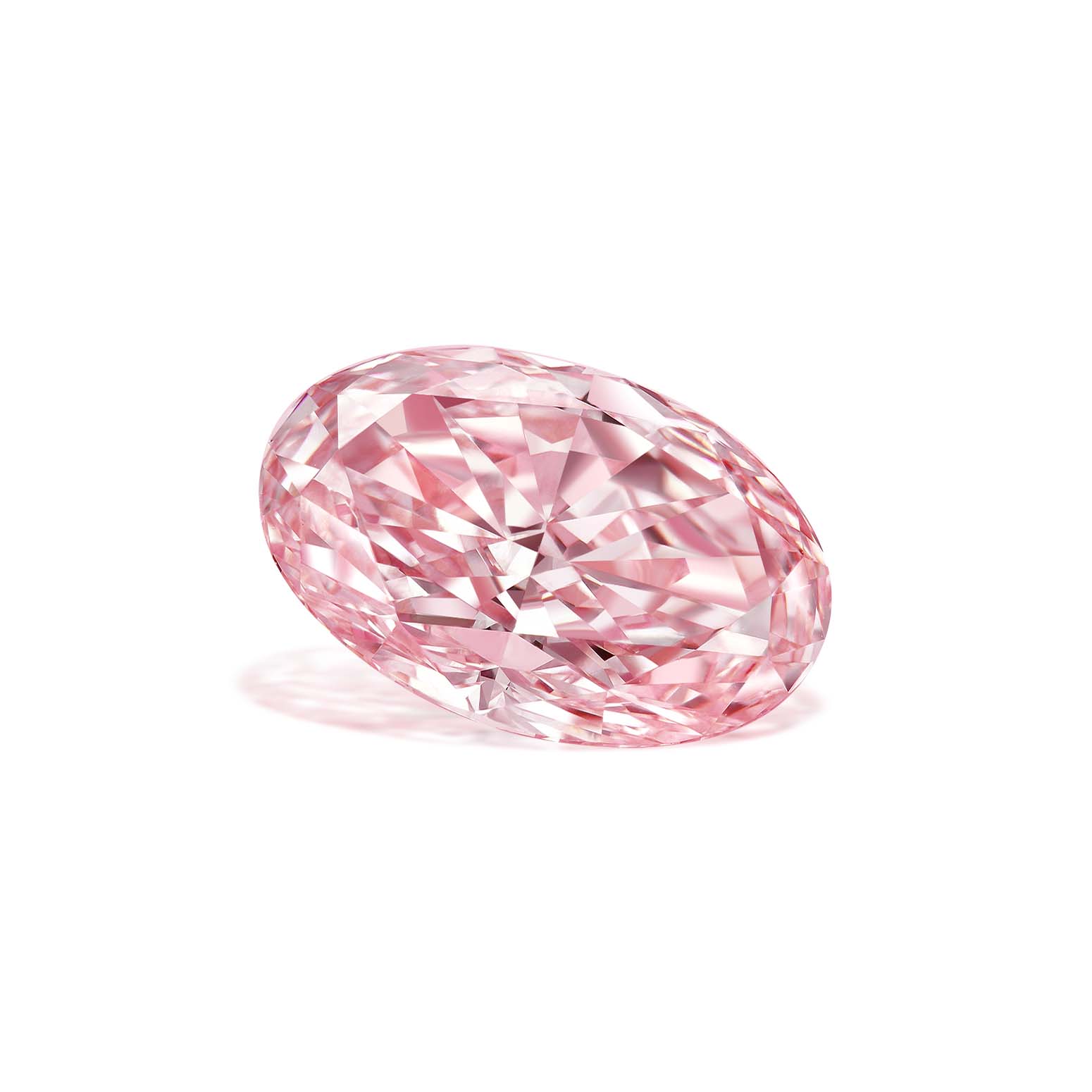 Sakura Pink Oval Shape Lab Grown Diamonds Fancy Pink VVS-VS IGI Certified CVD Colored Diamond