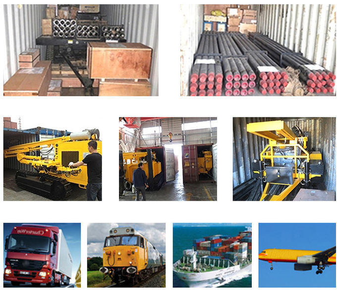 12 Months Warranty Deep Underground Water Well Drilling Rig Machine 450 Meters Depth
