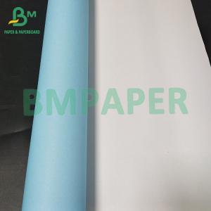 Quality 36” 24”  Wood Pulp Copy Paper Single Side Blue Engineering Bond Paper 80g for sale