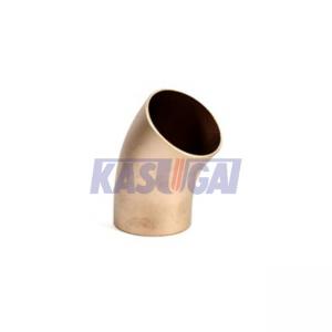 Quality ASMEB16.9 Copper Nickel Elbow , Buttweld 45 Degree Long Radius Elbow C70600 for sale