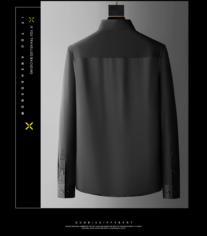 Customized Logo Cotton Men's Fancy Shirt for Western Print Collar Casual Long Sleeve