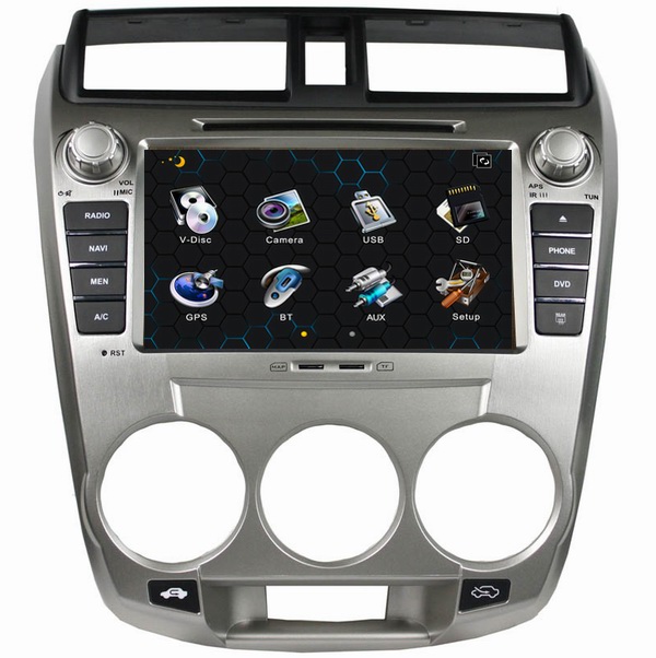 Car radio for Honda City 1.5L 2008-2012 with car gps navigation OCB-8059