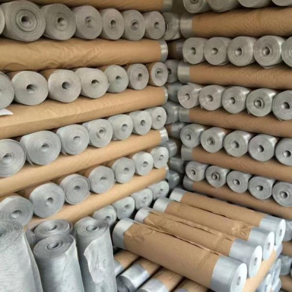 Square Hole Wire Fly Screen Mesh Mosquito Netting Roll For Window Screen