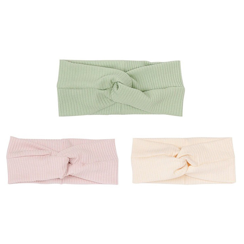Wide Brim Baby Elastic Headbands Lovely Knitted Hair Accessories Cross Knotted