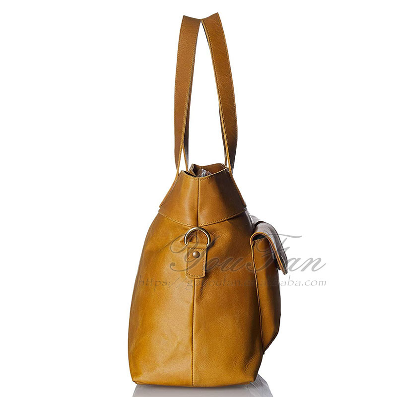 Baby Diaper Nappy Bag genuine leather diaper bag