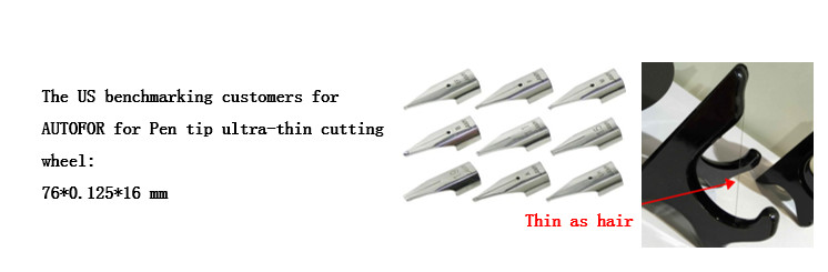 Slotted Slitted Metal Cutting Wheel 4 Inch Customized Dimension