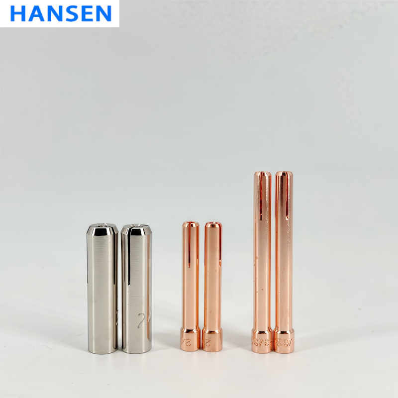 Tungsten Electrode Collet ,Argon Welding Torch Collet ,QQ150 QQ300 WP‑17 WP‑18 WP‑26 Torch Parts ,Copper TIG Collet,TIG Torch Consumables ,Tungsten