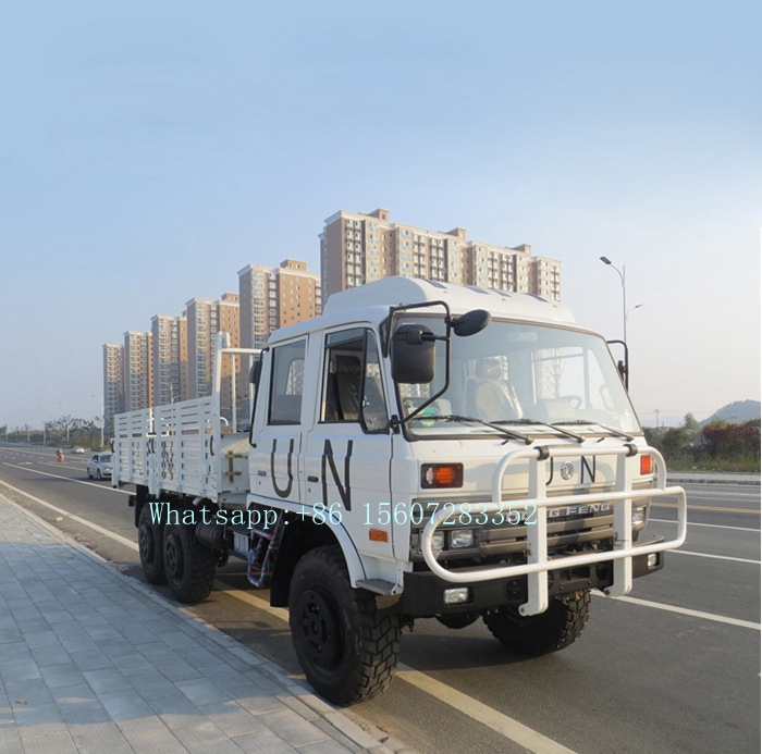 Off-Road Ready 2022 Dongfeng 4x4 6x6 Diesel Tarpaulin Truck with Single and Double Row
