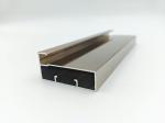 6063 T5 Aluminum Frame Extrusion Profiles , Waterproof Champagne Aluminium