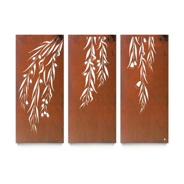 Outdoor Corten Steel Divider Panels