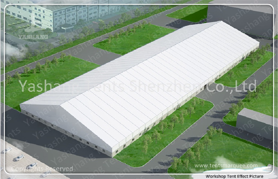Industrial Storage Tents Buildings Temporary Warehouse Structures with UV Resistance