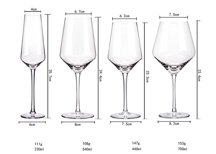 Decorative Wine Glasses Lead - Free Feature Customized Logo Printing