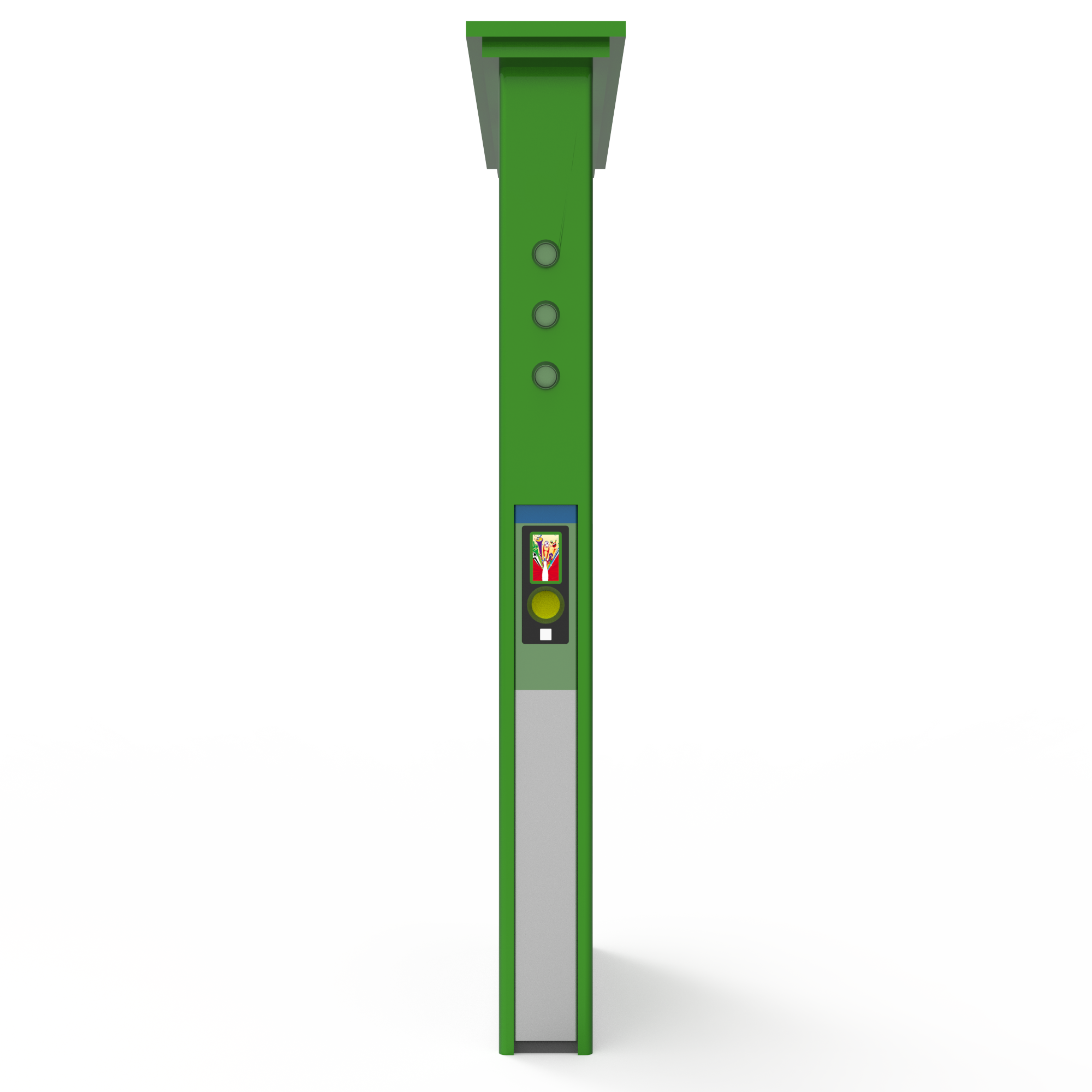 Commercial Supermarket Blade Advertising Recycling Machine