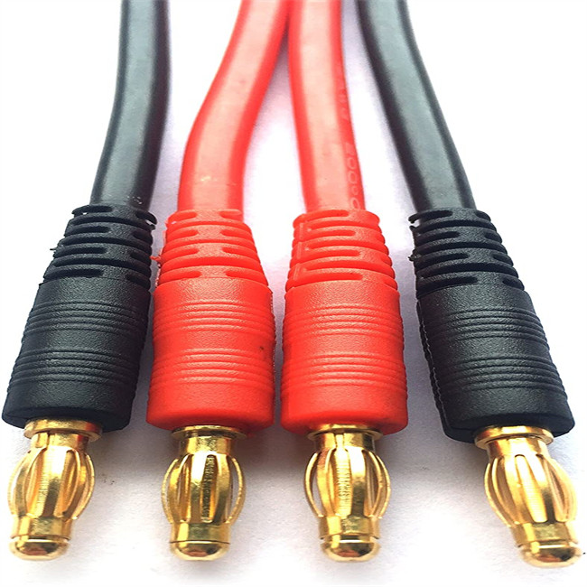 ROHS 12AWG RC Charger Cable EC5 Connector Male To 4mm Bullet Banana Plugs