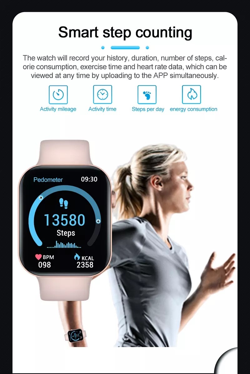 1.78 Inch Tracker Bluetooth Calling Smartwatch For Android Ios