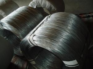China 0.5mm SWG 8 Stainless Steel Wire Roll , High Tensile Flat Black Annealed Wire on sale