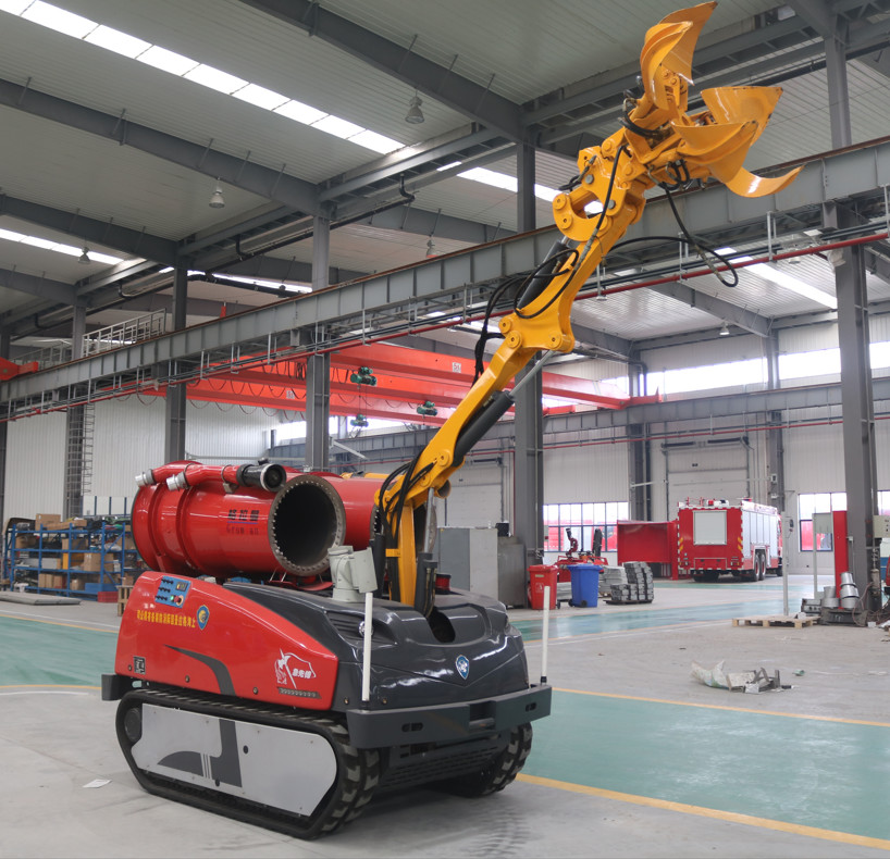RXR-JM200D Fire Fighting Robot Car 2650kg Automatic Fire Extinguisher Robot