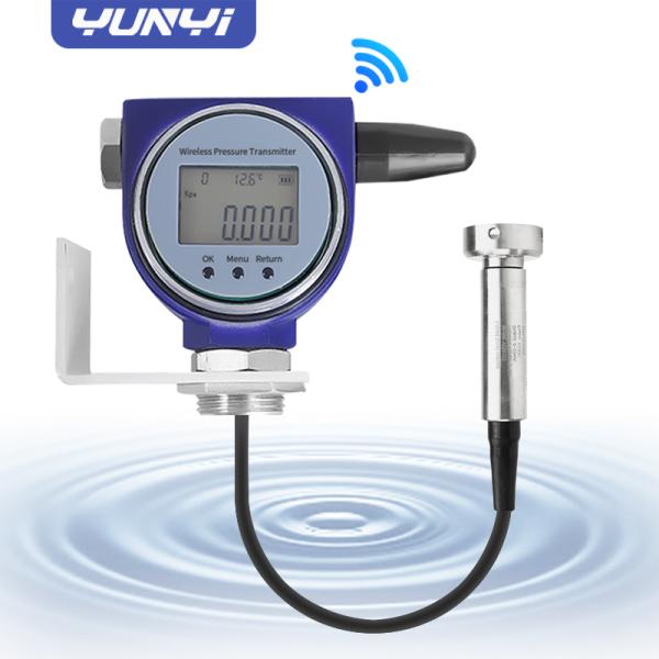Yunyi Sewage Treatment Plant Wireless Anti Clogging Liquid Level Gauge with LCD for Sludge Tanks Monitoring