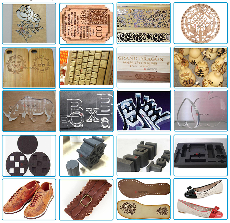 100W 150W CO2 Laser Engraving Machine For Plastic Leather Wood Glass