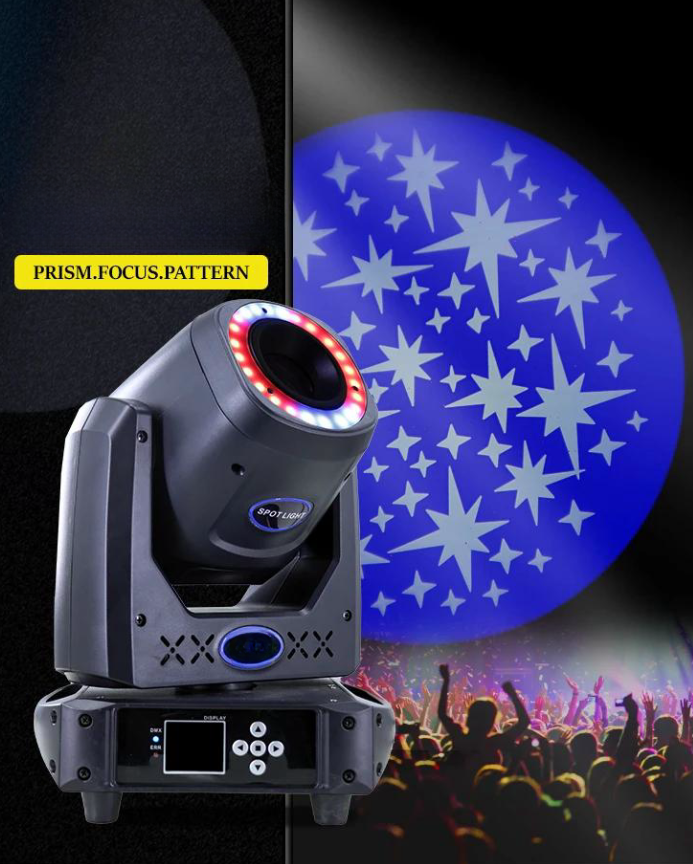 Support Dimmer 150W LED Moving Head Light for DJ Disco Party Stage Lighting Effects