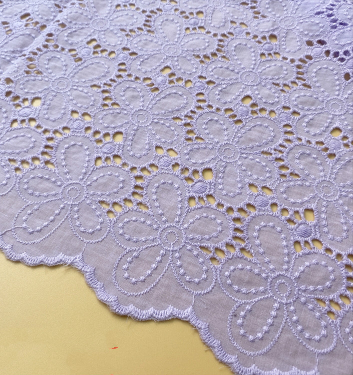 2020 new Coloful Handmade DIY Clothes Accessories Embroidered Cotton Lace Fabric