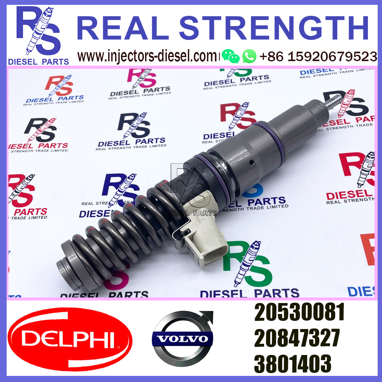 V-O-L-V E3.18 DELPHI Fuel injector BEBE4D03001 BEBE4D34001 3801403 20530081 20847327