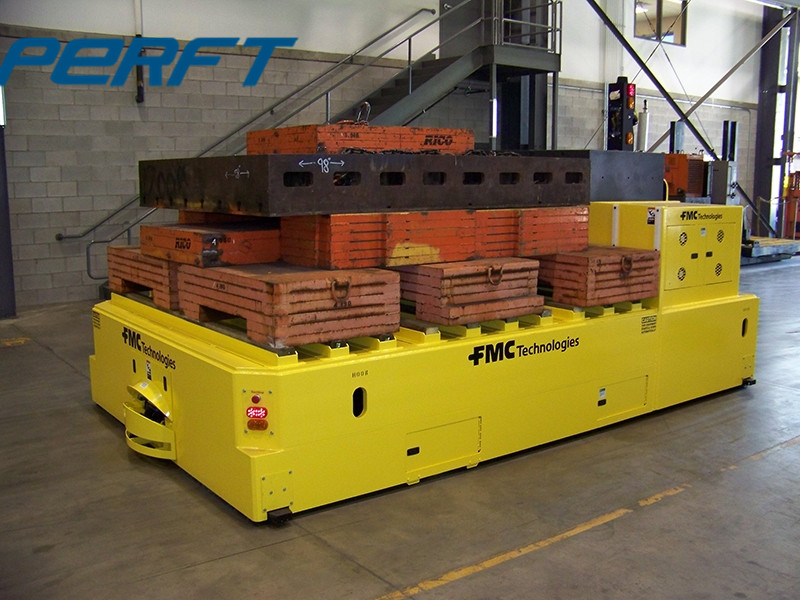 Heavy Duty Automated Guided Vehicles In Industrial Material Handing During Factory Warehouse