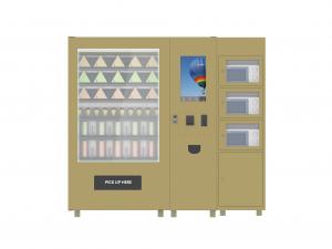 China Large Capacity Snack Vending Machine And Coffee / Combo Vending Machine on sale
