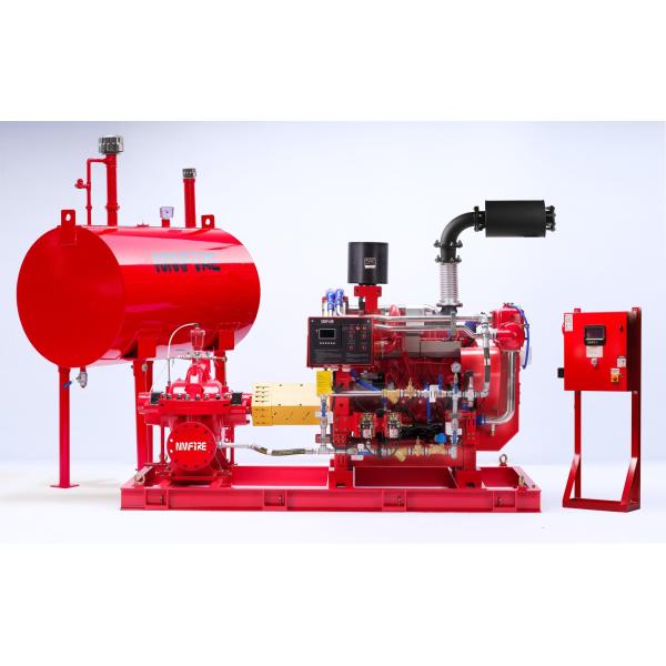 500-5000 GPM Flow Rate Low Speed Diesel Engine Fire Pump Driver with Cooling Unit Heat Exchange and Flow Rate 500-5000 GPM