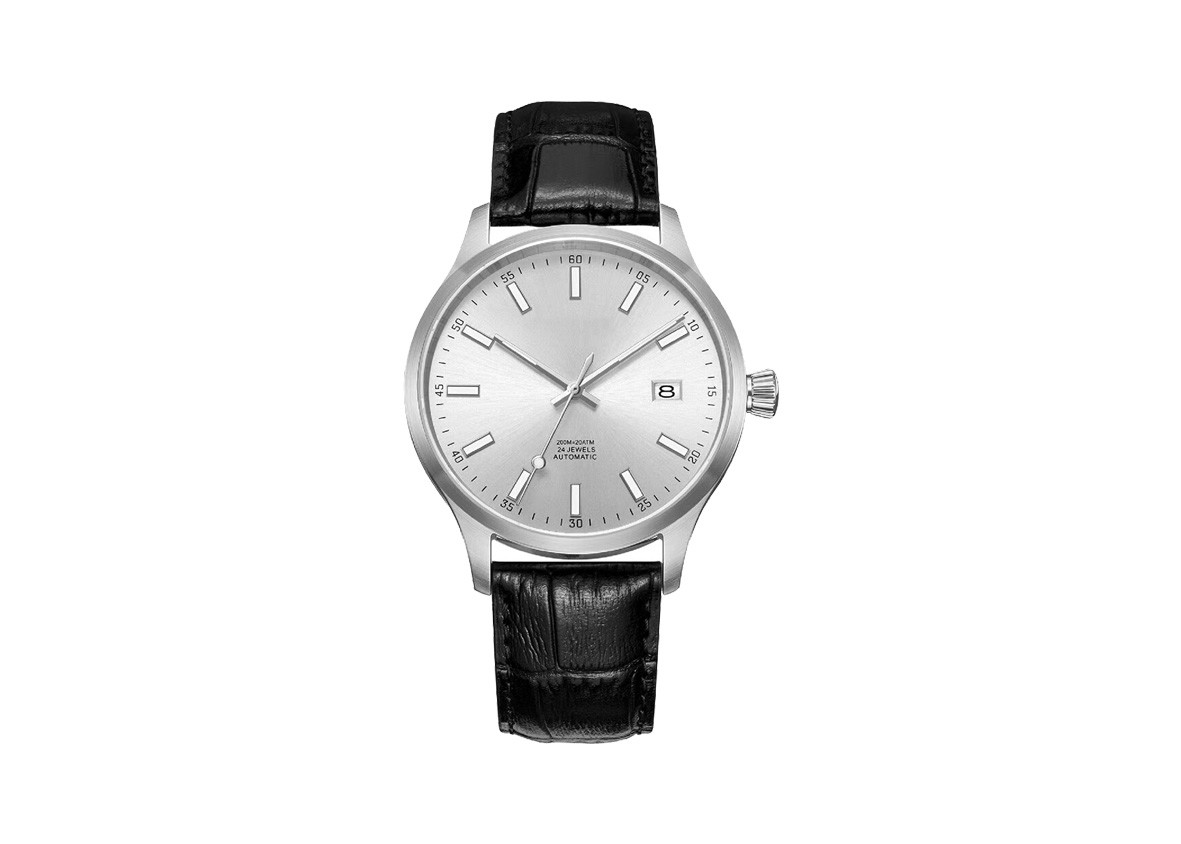 C3 Luminous Stainless Steel Dive Watches Automatic Genuine Leather