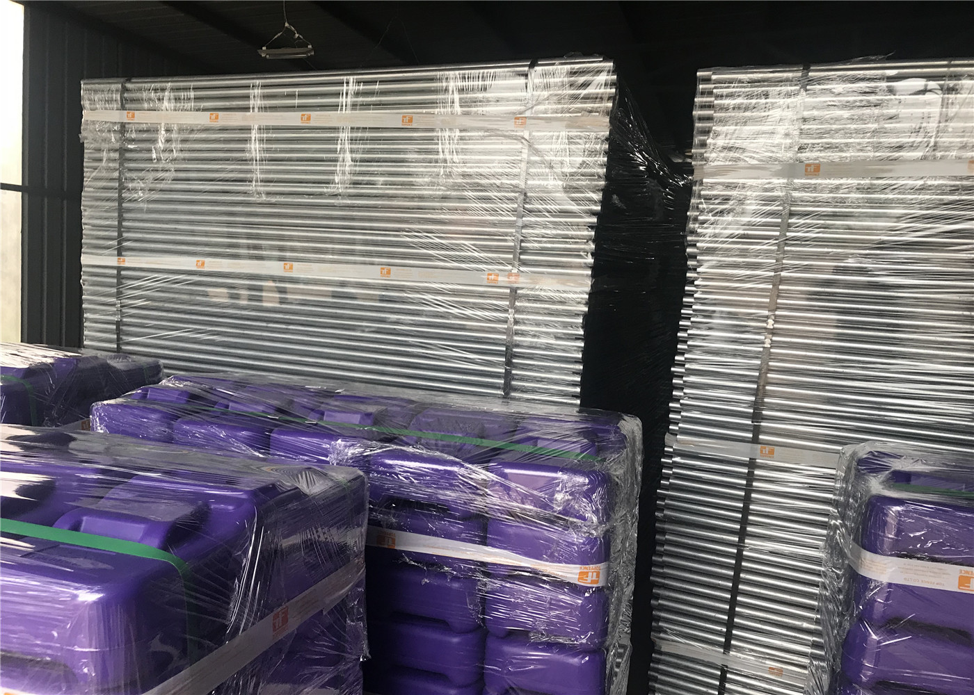 Hot Dipped Galvanized Temporary Fencing Panels OD 38mm wall thick 1.5mm Mesh 60mm x 150mm diameter 4.00mm