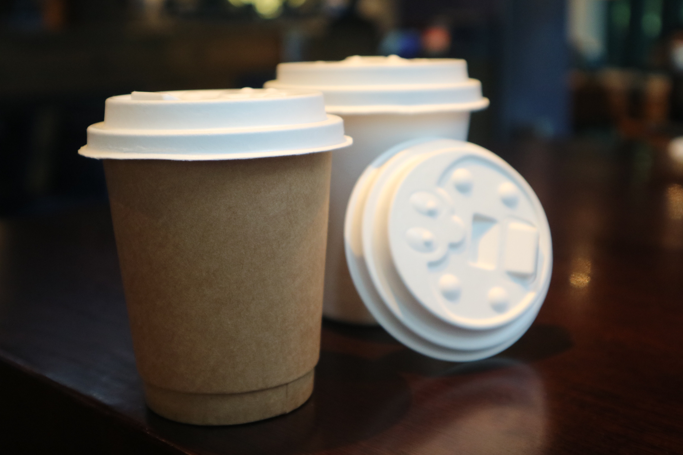 Sugarcane Bagasse 90mm Compostable Disposable Cup Lids