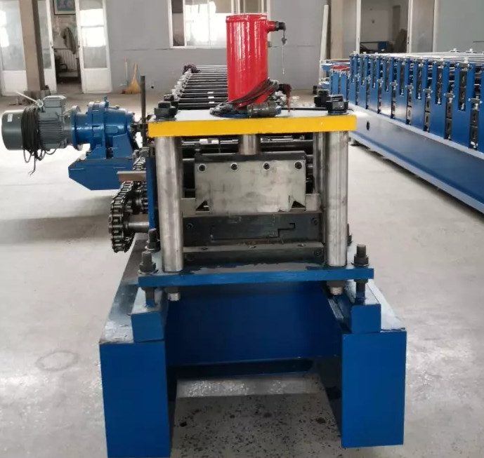 Touch Screen Fire Metal Door Frame Making Machine Hydraulic Cutting