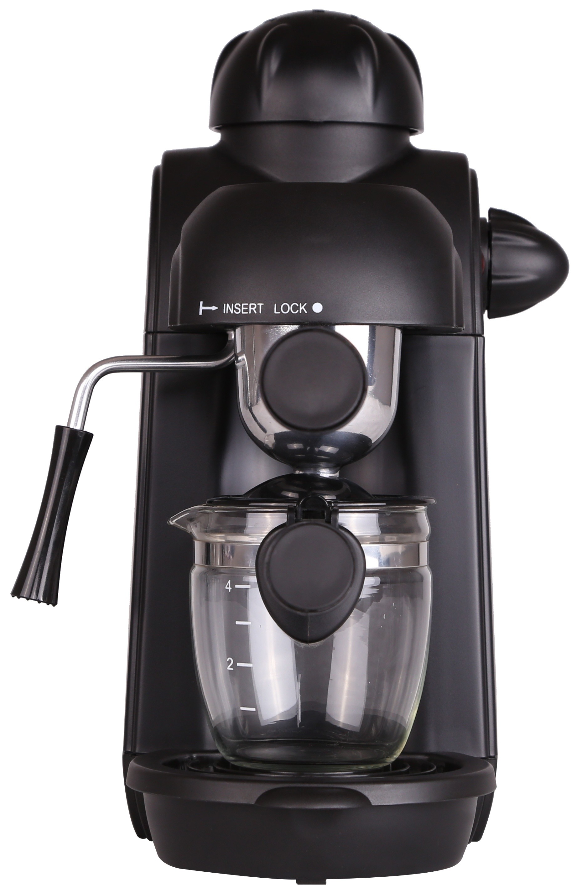 Home Semi Automatic Espresso Machine , 240ML 5 Bar Espresso Machine With Milk Frother