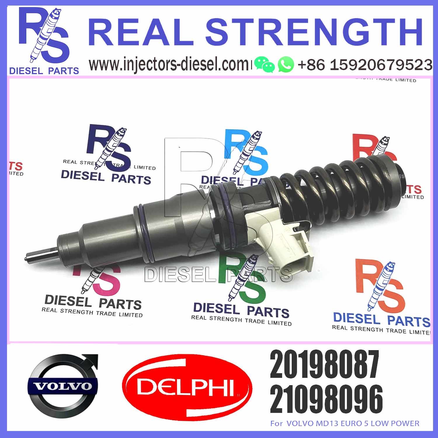 Diesel Fuel Common Rail Injector 21098096 7421098096 20198087 For E3.18 E3.0 E3.1 New Technology