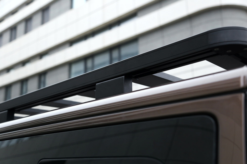 Aluminum Extrusion Low Height Platform Roof Rack for Volkswagen Transporter T6 Van