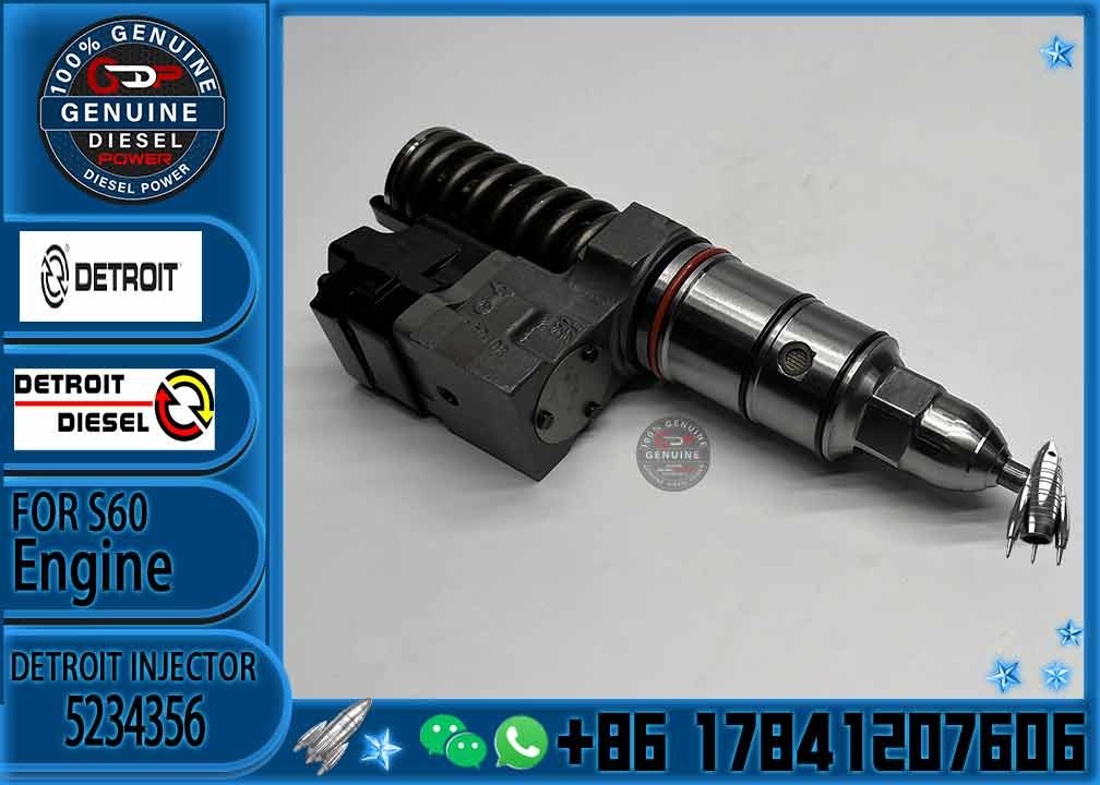 D-etroit 12.7L SERIES S60 N2 Common Rail Diesel Fuel Injector 4991752 5234356